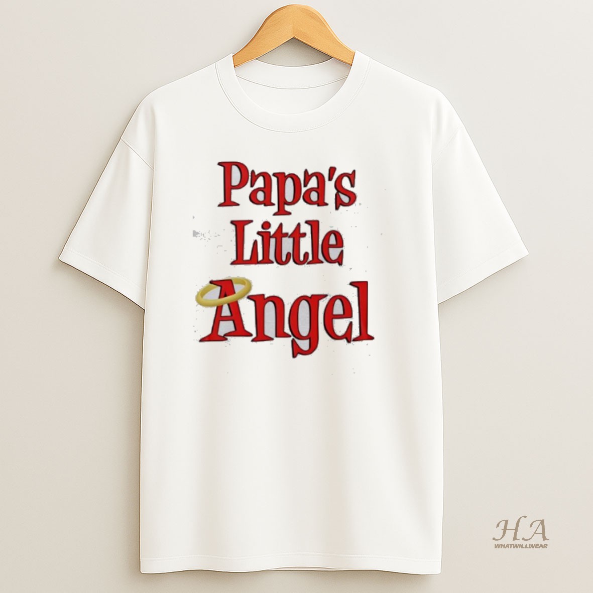 Official Papas Little Angel T Shirt