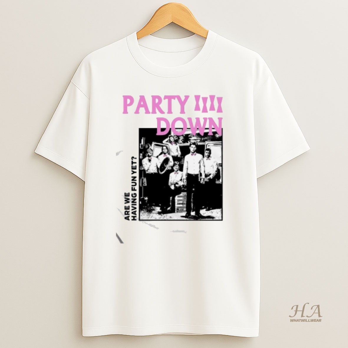 Official Party Down Are We Having Fun Yet Starz Television Series T Shirt