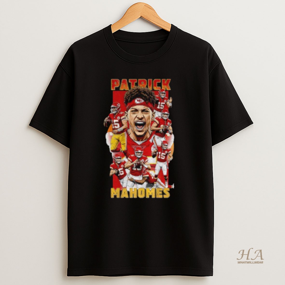 Official Patrick Mahomes Football Chiefs Kingdom Graphic T Shirt
