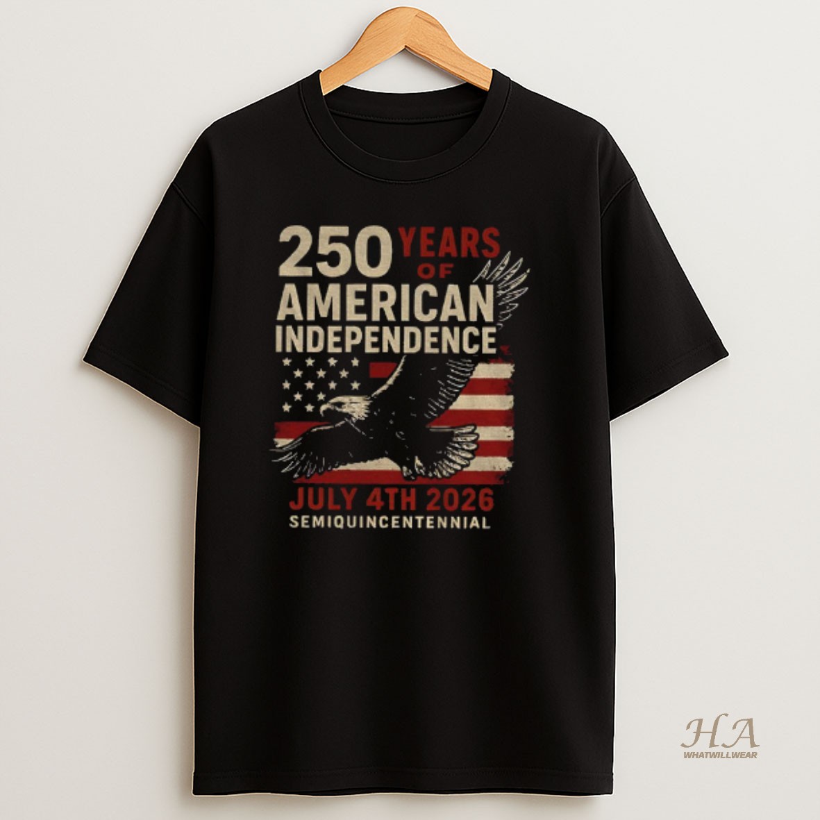 Official Patriotic Eagle Graphic American Flag 250th Independence July 4th 2026 T Shirt