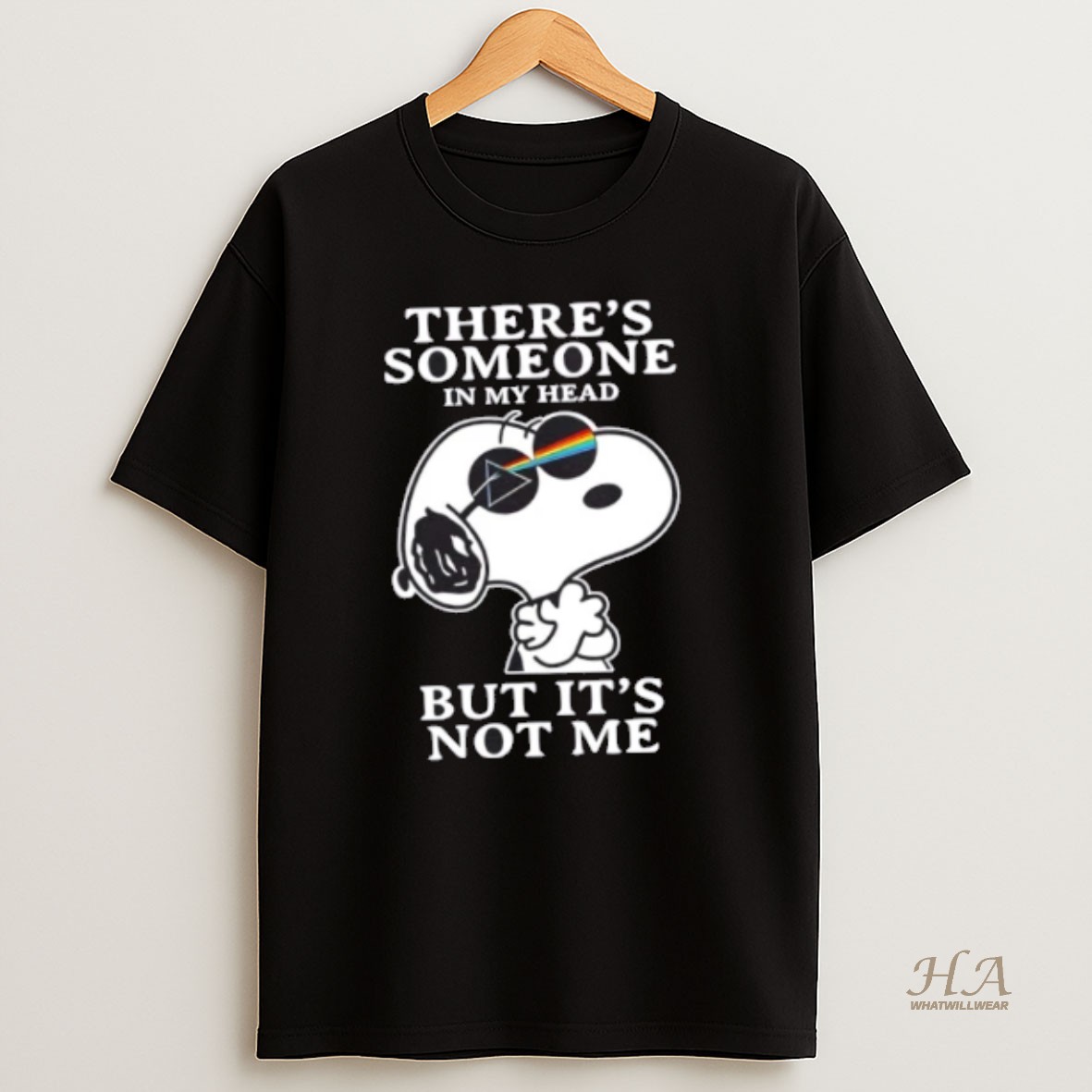 Official Peanuts Snoopy Theres Someone In My Head But Its Not Me T Shirt