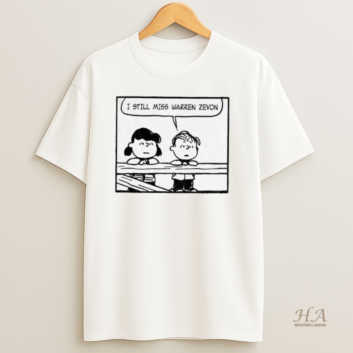 Official Peanuts And Warren Zevon I Still Miss Warren Zevon T Shirt