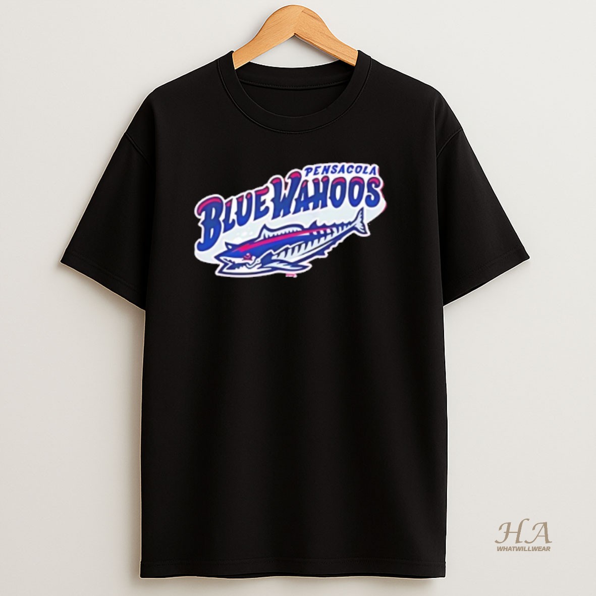 Official Pensacola Blue Wahoos Logo Shirt