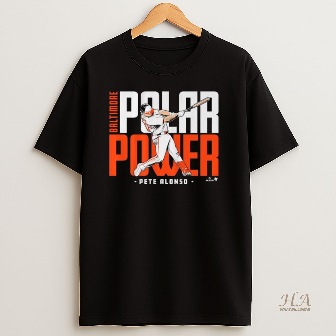 Official Pete Alonso Polar Power Baltimore Baltimore Orioles Long Sleve Shirt