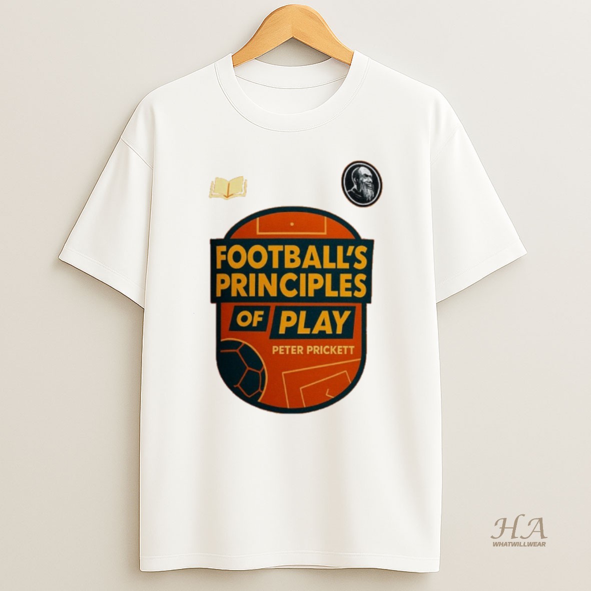 Official Peter Prickett Footballs Principles Of Play T Shirt