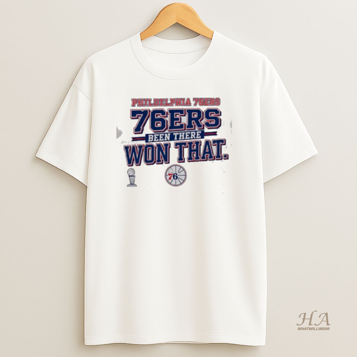 Official Philadelphia 76ers Been There Won That T Shirt