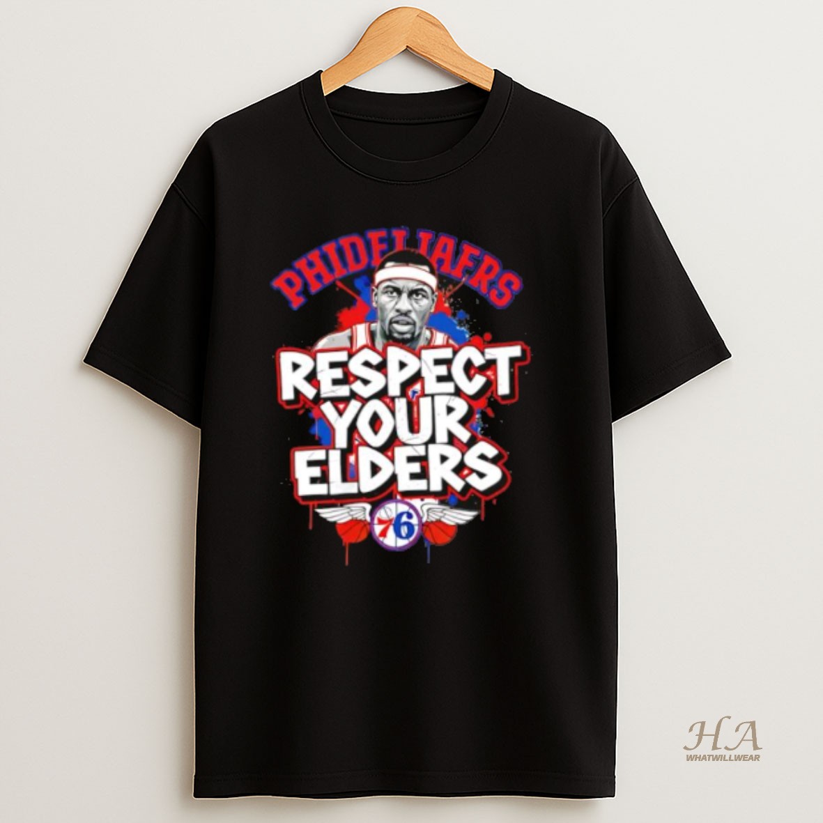 Official Philadelphia 76ers Respect Your Elders T Shirt