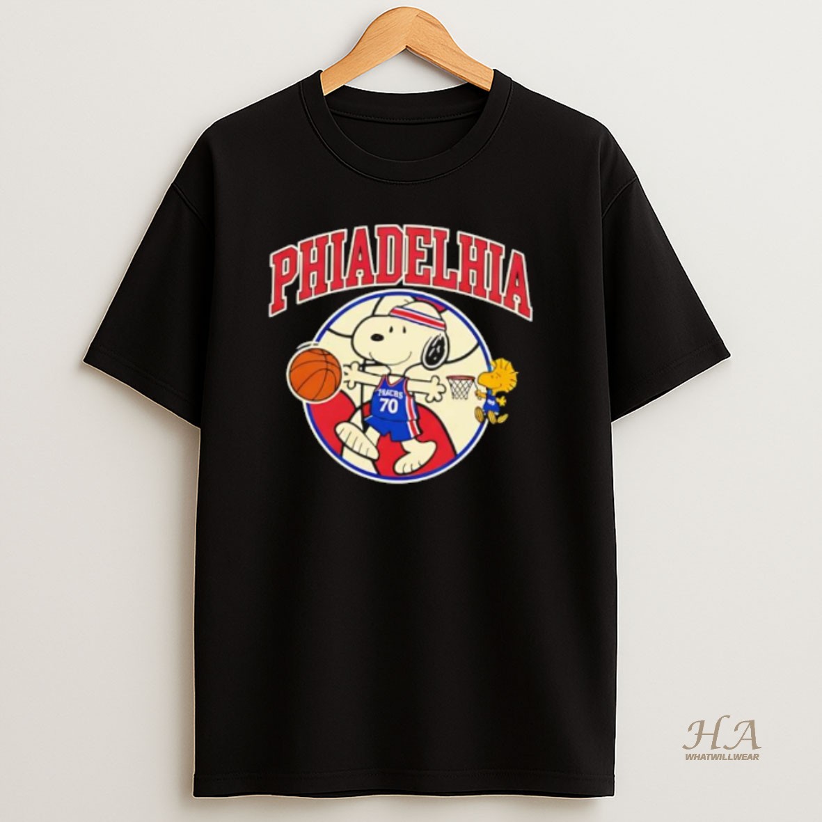 Official Philadelphia 76ers Snoopy Peanuts 2026 T Shirt