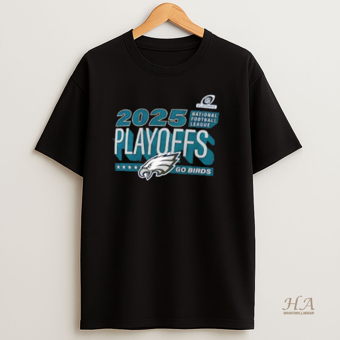 Official Philadelphia Eagles 2025 Nfl Playoffs Ready T Shirt