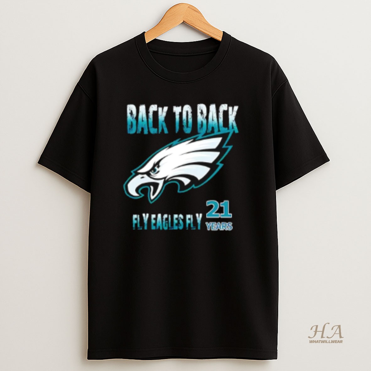 Official Philadelphia Eagles 2025 Back To Back Nfc East Champions Fly Eagles Fly 21 Years T Shirt