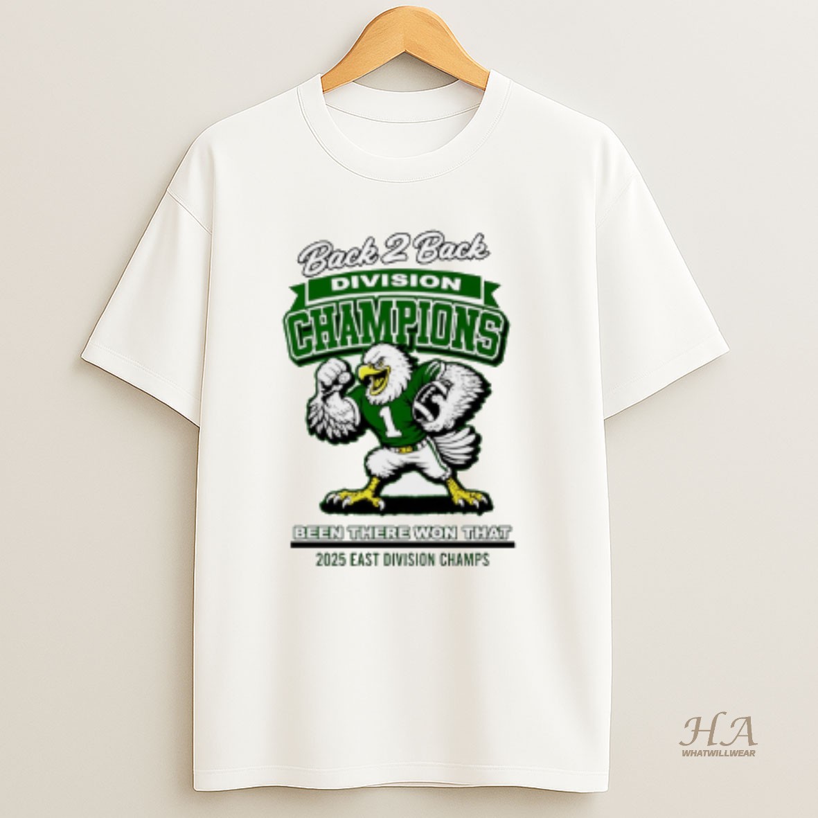 Official Philadelphia Eagles Back 2 Back Division Champs 2025 Been There Won That T Shirt