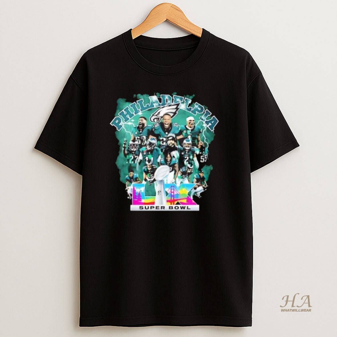 Official Philadelphia Eagles Lix Super Bowl T Shirt