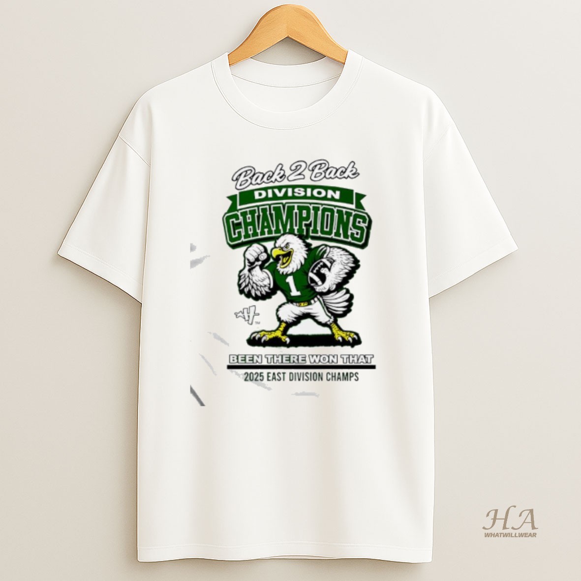 Official Philadelphia Eagles Back 2 Back Division Champions Been There Won That T Shirt
