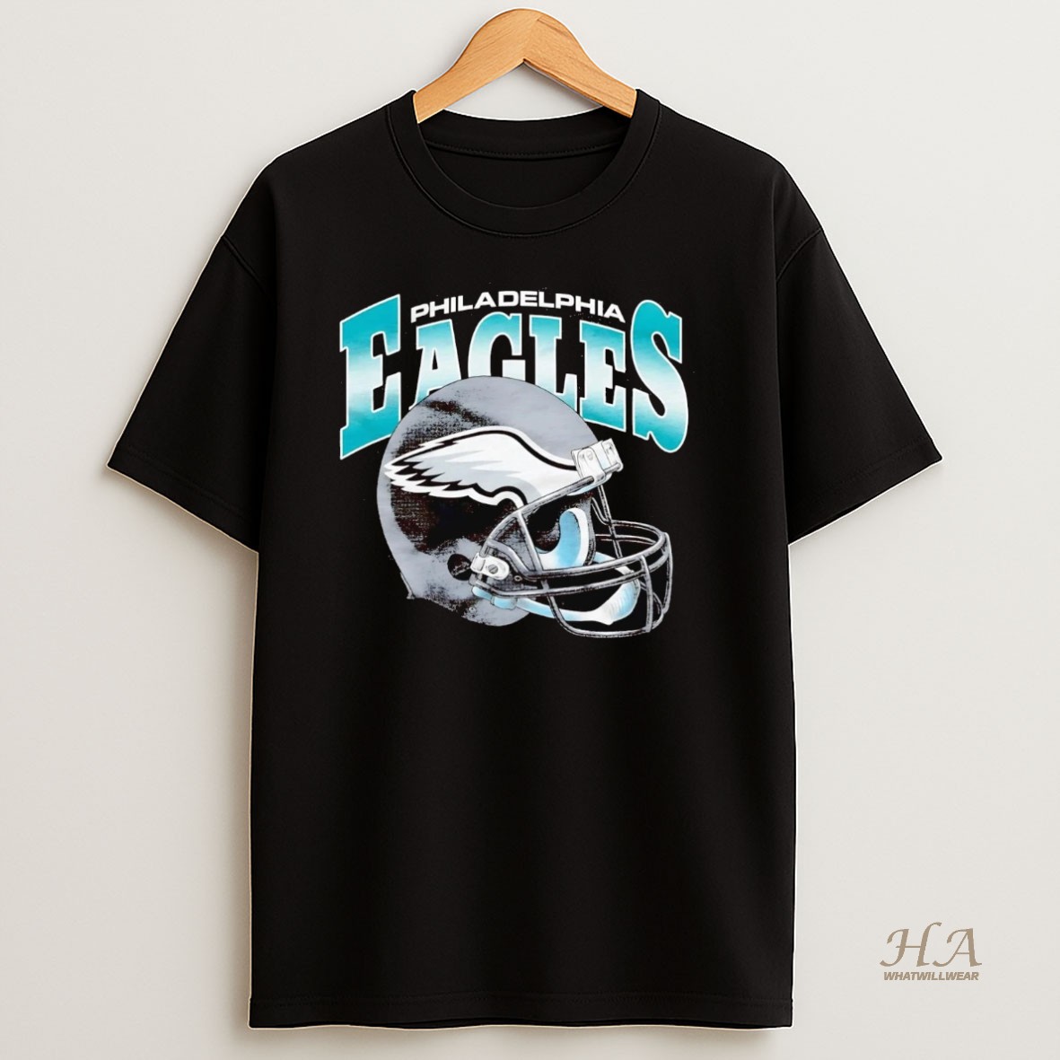 Official Philadelphia Eagles Gradient Helmet Shirt