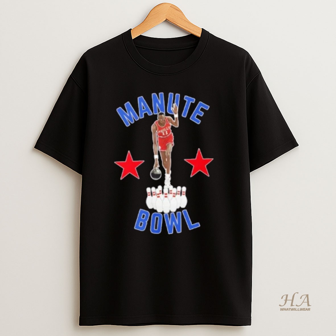 Official Philly Philadelphia 76ers Manute Bowl T Shirt