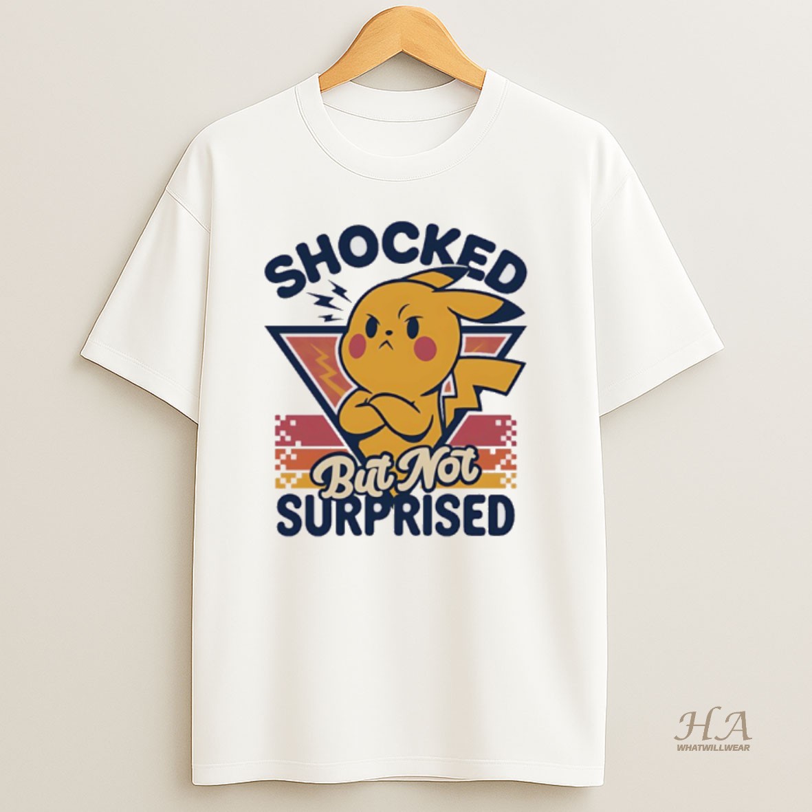 Official Pikachu Shocked But Not Surprised T Shirt