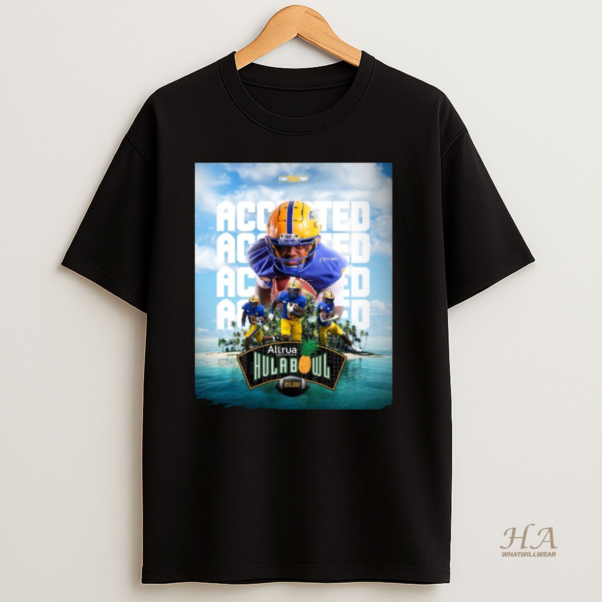 Official Pittsburgh Panthers Desmond Reid Invite Accepted Hula Bowl 2026 T Shirt