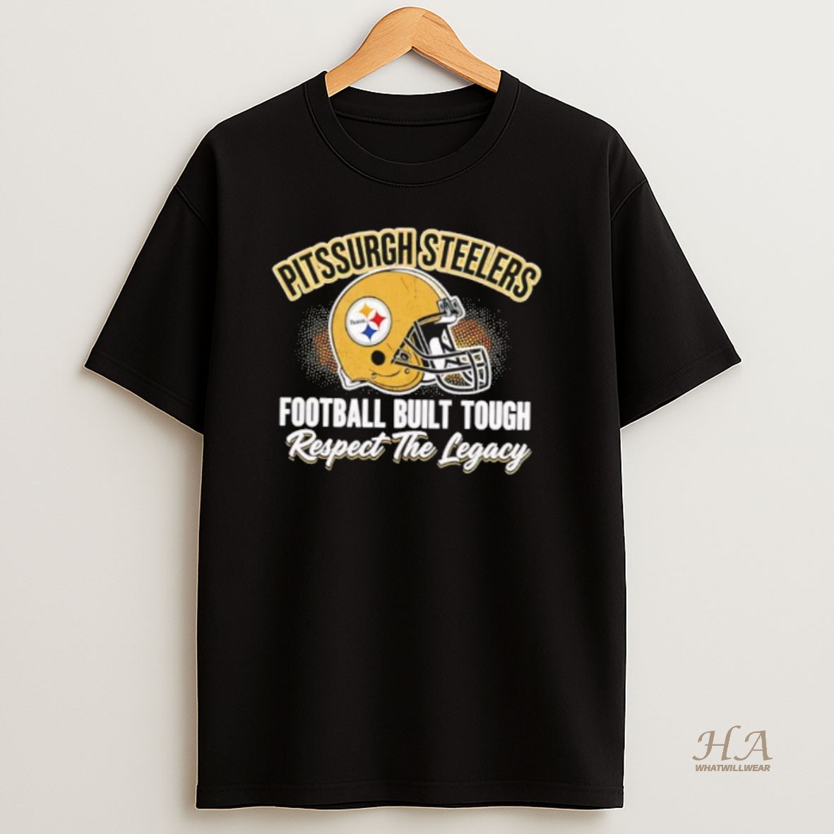 Official Pittsburgh Steelers Football Built Tough Respect The Legacy T Shirt