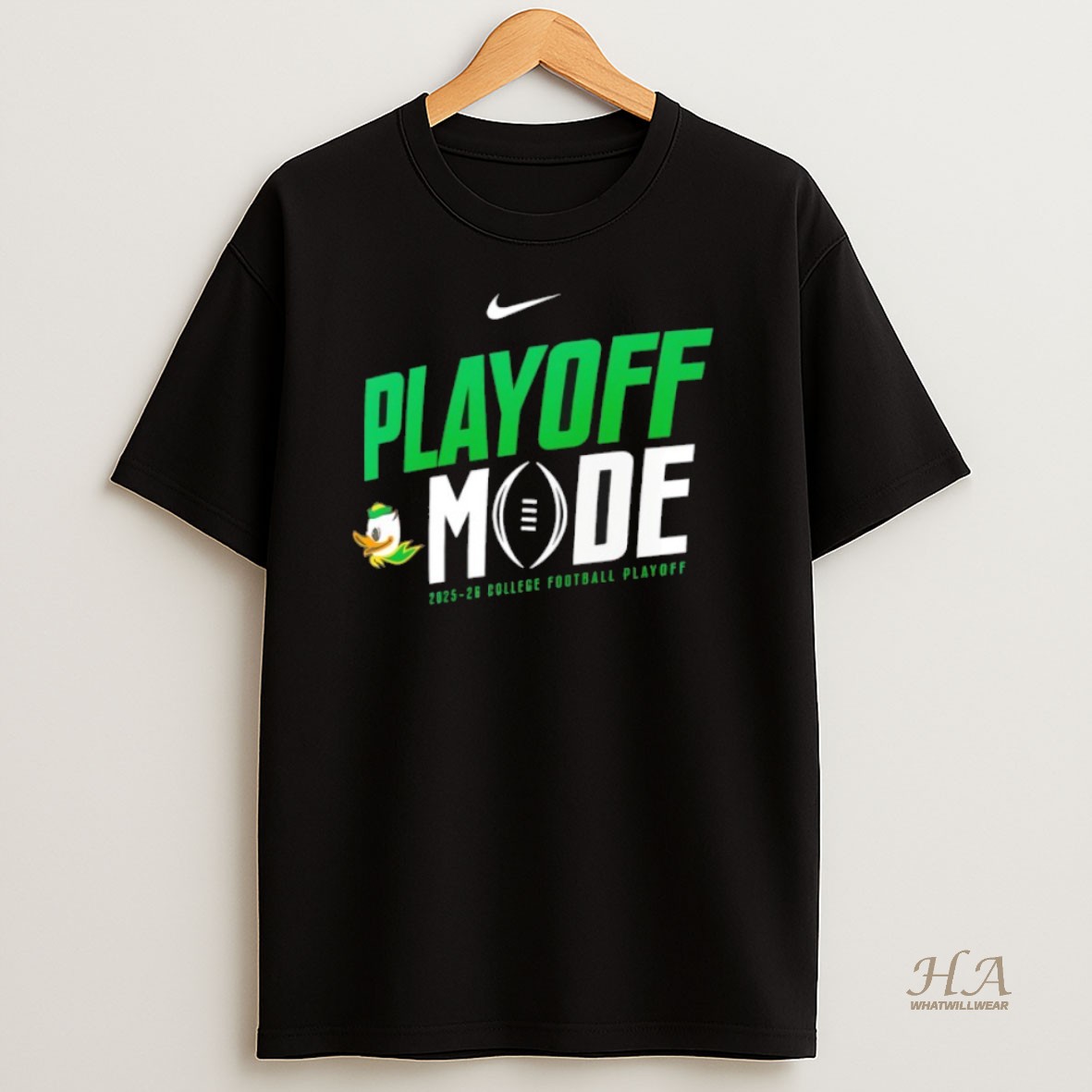 Official Playoff Mode Oregon Ducks 2025 2026 College Football Playoff Nike Logo Shirt