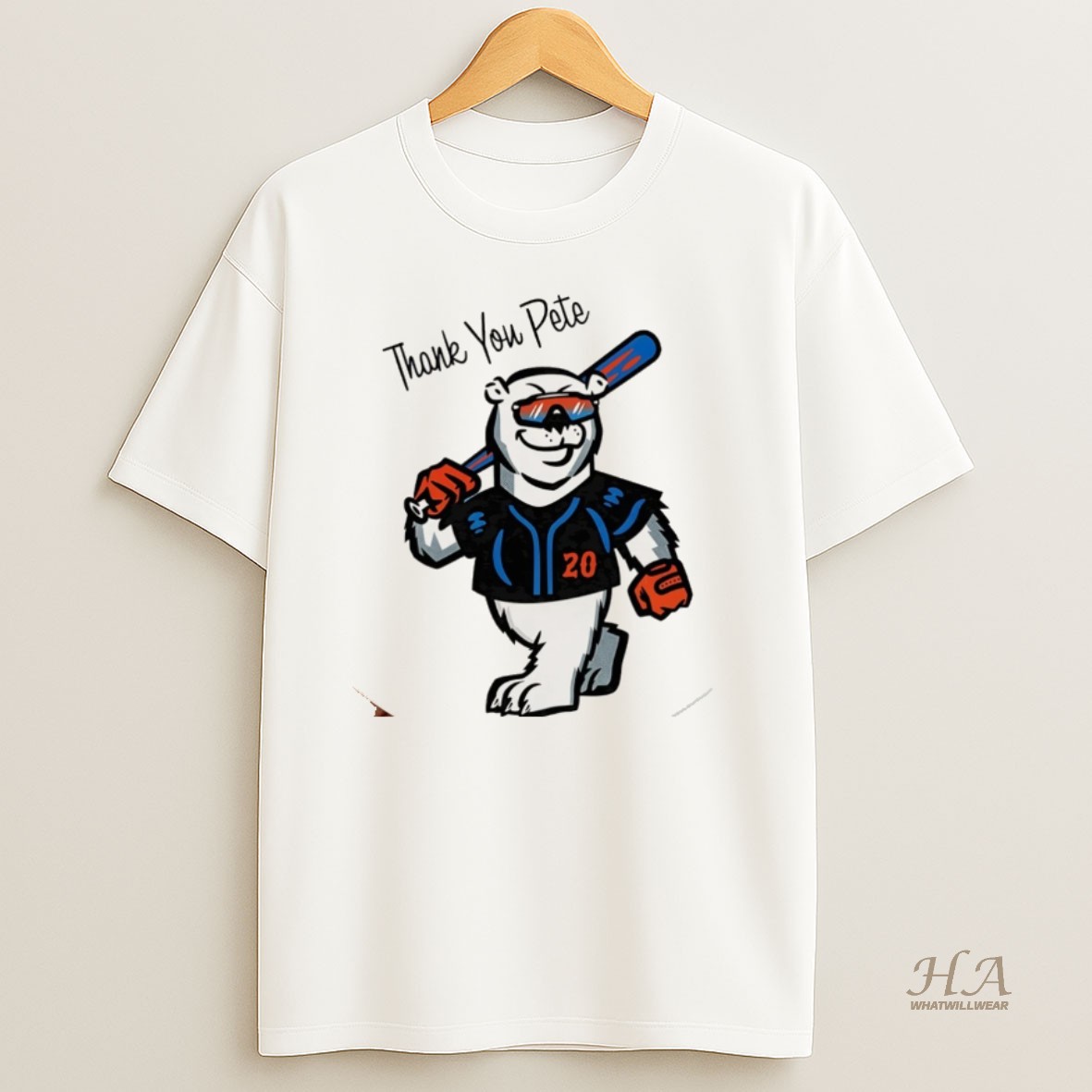Official Polar Pete Thank You Pete Home Run King Of Queens Ny Mets Christmas Shirt