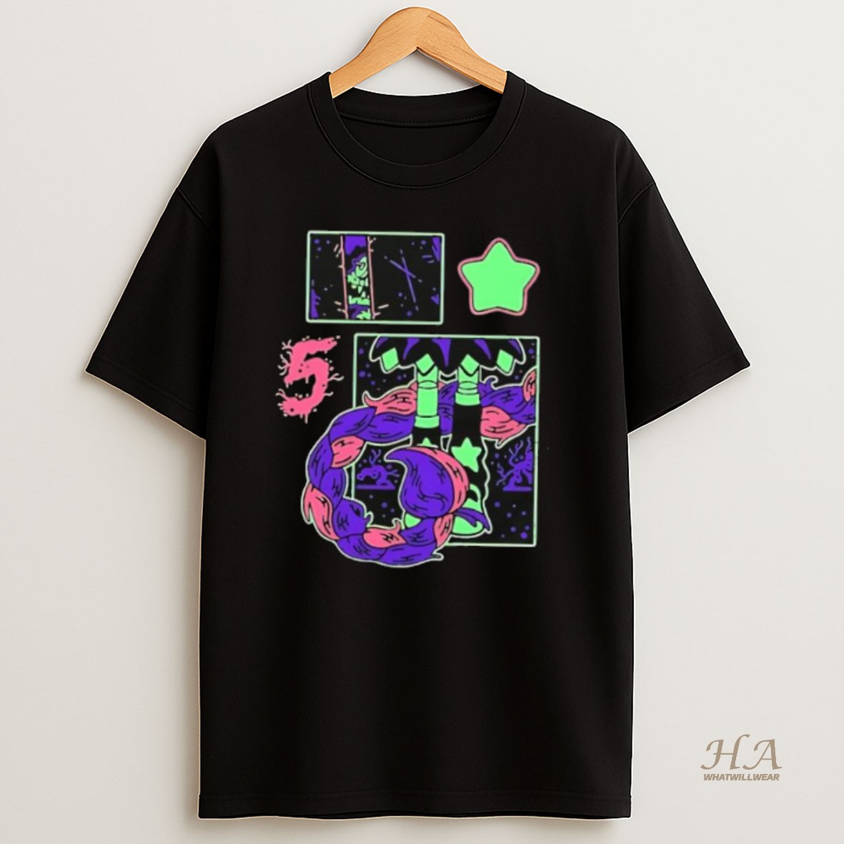 Official Poppy Theory Laytime Verse Neon Shirt