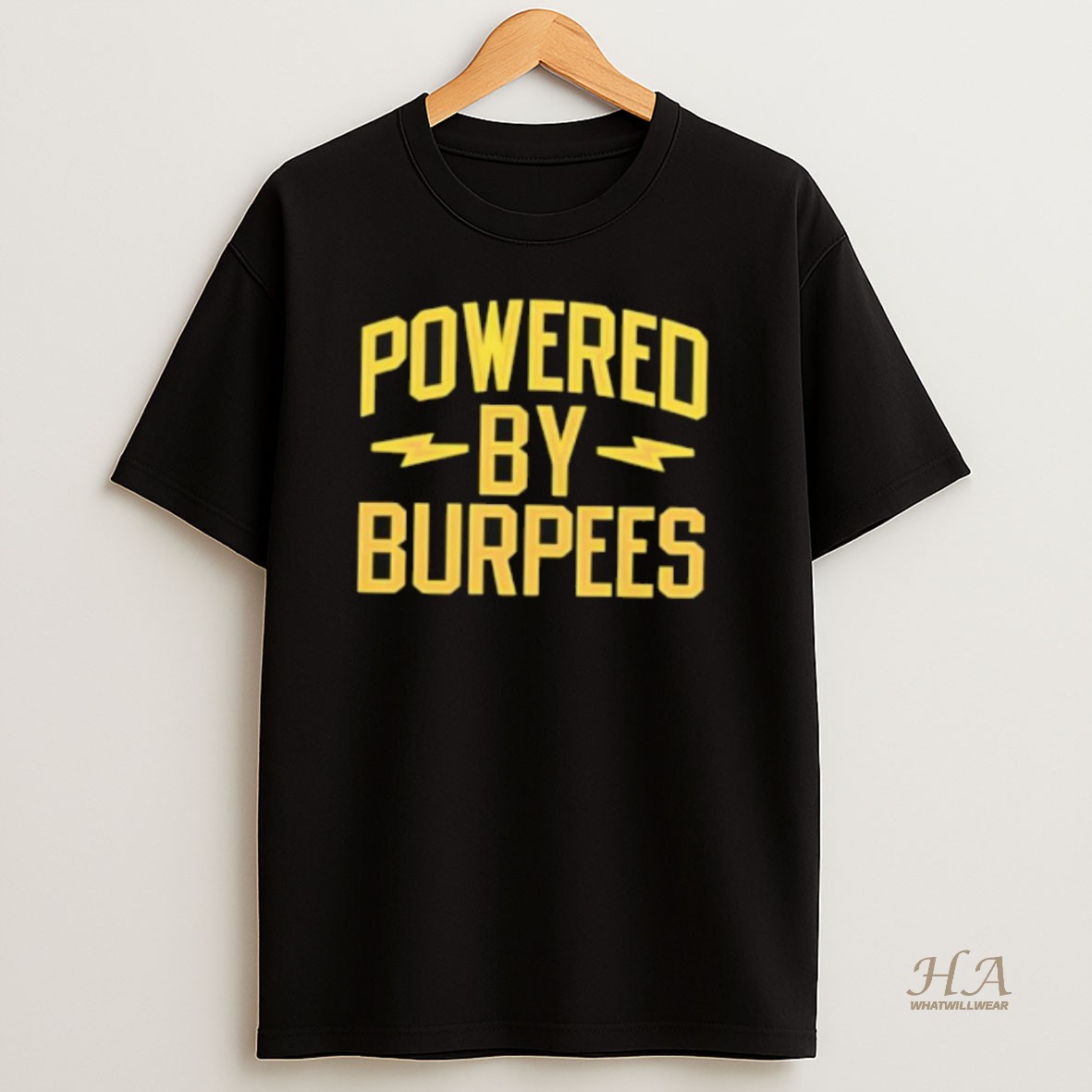 Official Powered By Burpees T Shirt