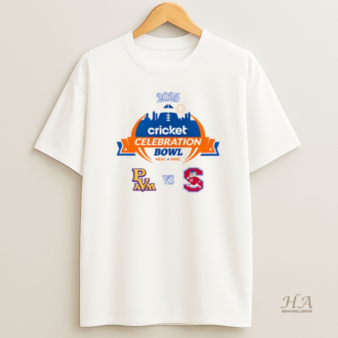 Official Prairie View Am Panthers Vs South Carolina State Bulldogs 2025 Cricket Celebration Bowl T Shirt
