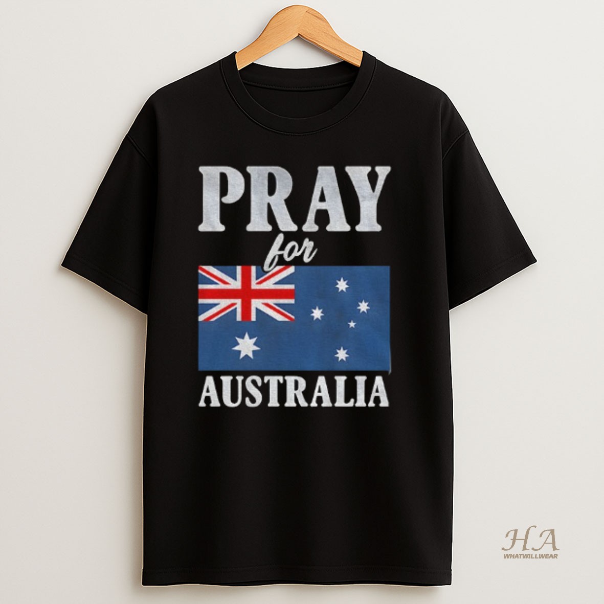 Official Pray For Australia Flag T Shirt