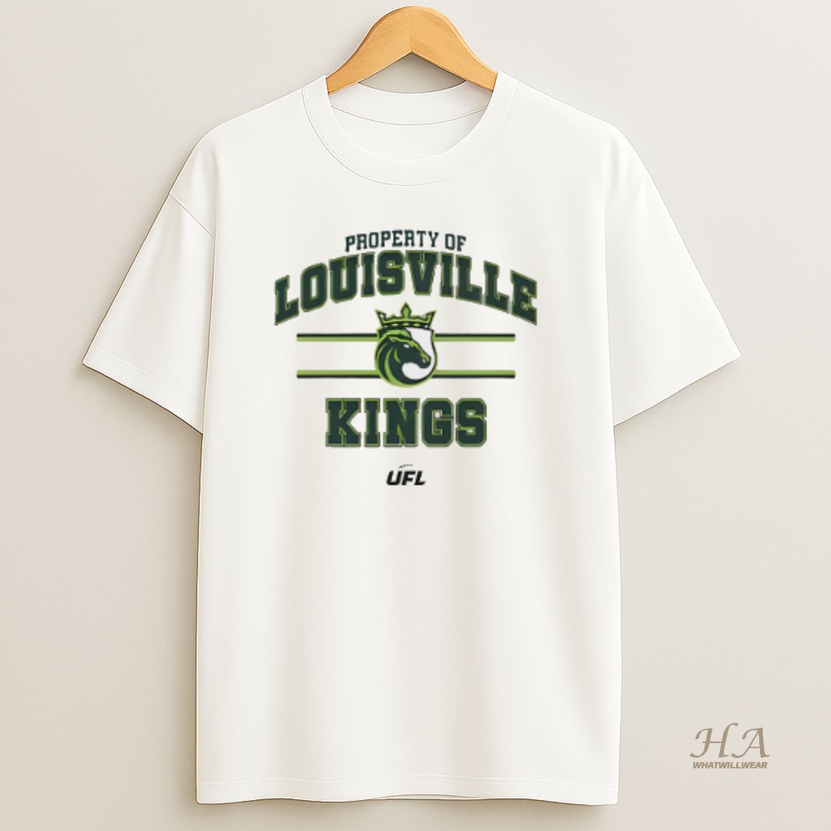 Official Property Of Louisville Kings Ufl T Shirt