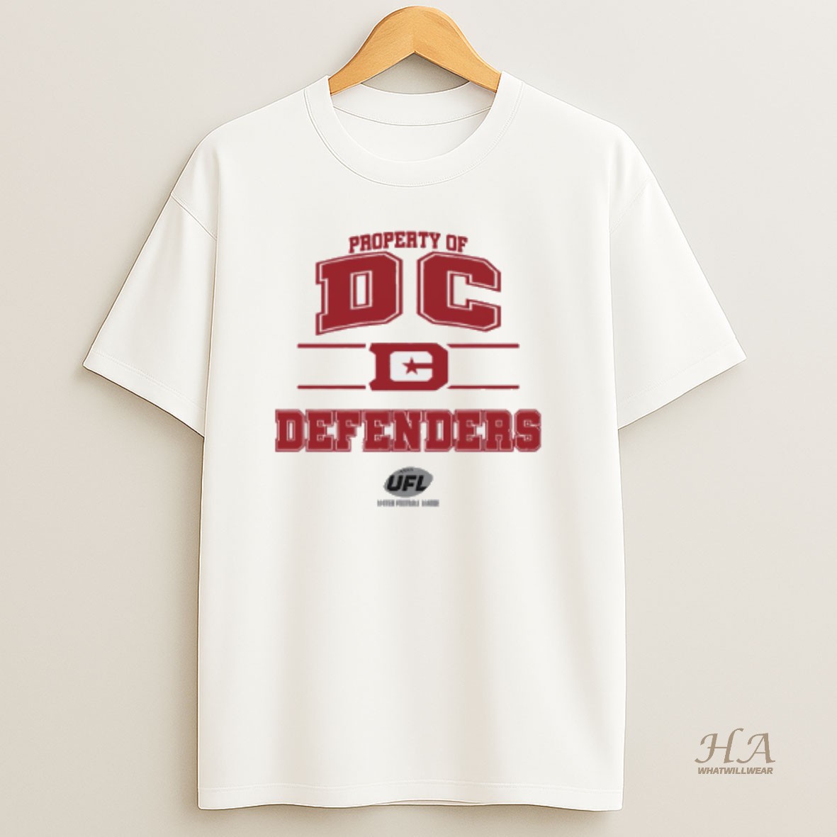 Official Property Of Dc Defenders 2025 Ufl T Shirt