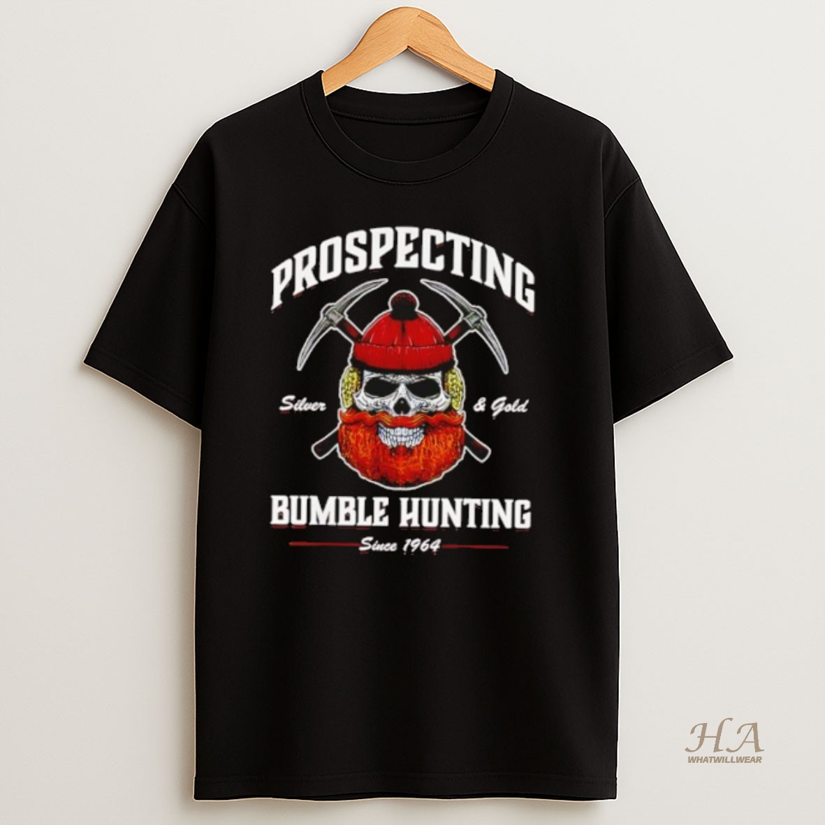 Official Prospecting Silver And Gold Bumble Hunting Since 1964 T Shirt
