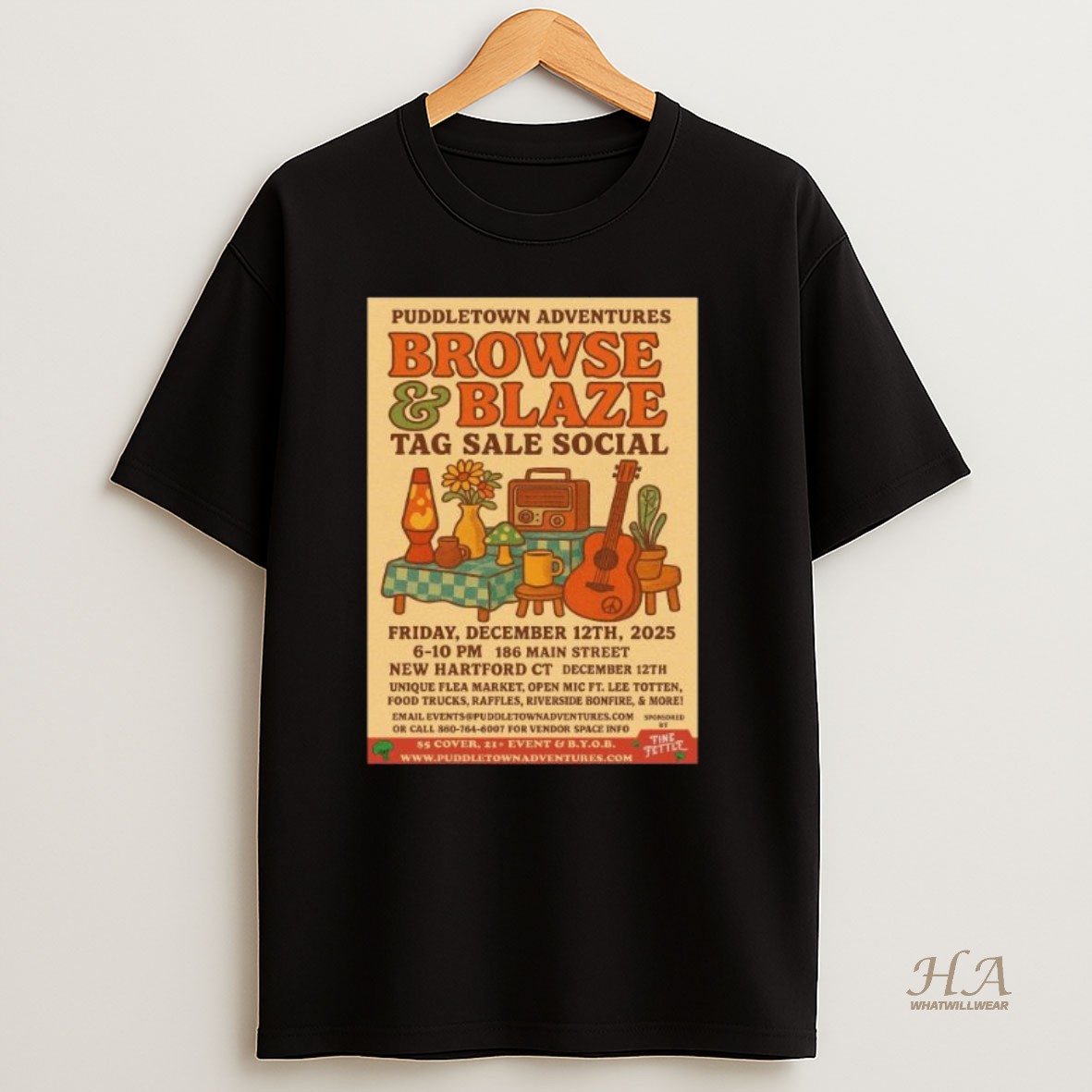 Official Puddletown Adventures Browse Blaze Tag Sale Social December 12th 2025 Long Sleve Shirt