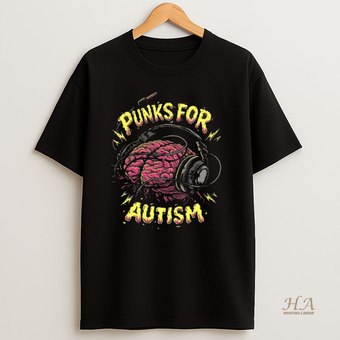 Official Punks For Autism Graphic T Shirt