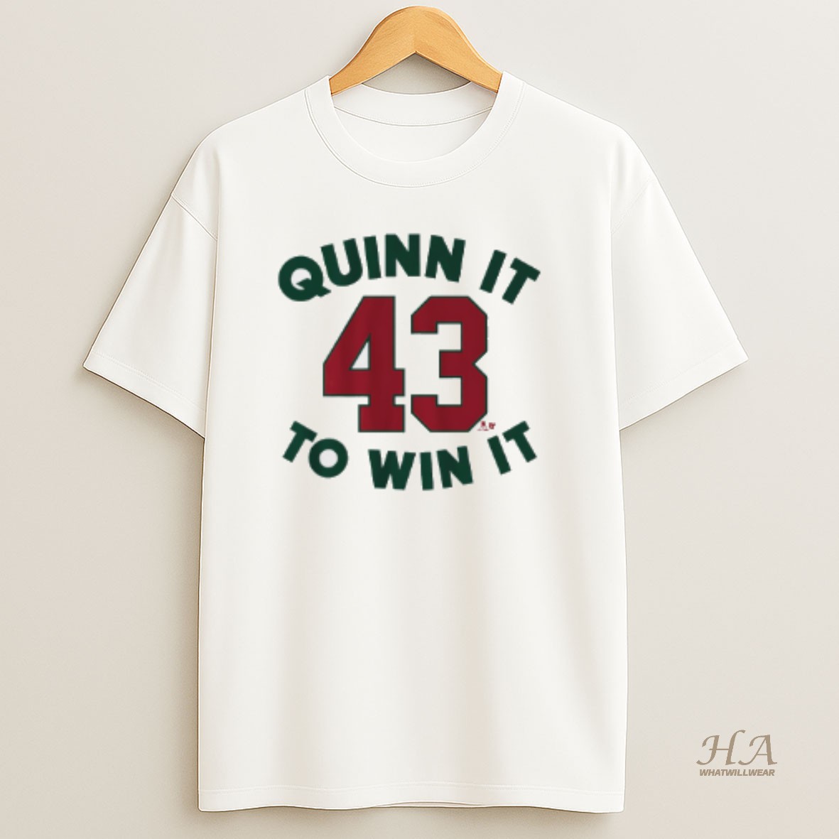 Official Quinn Hughes Quinn It To Win It Minnesota Wild T Shirt