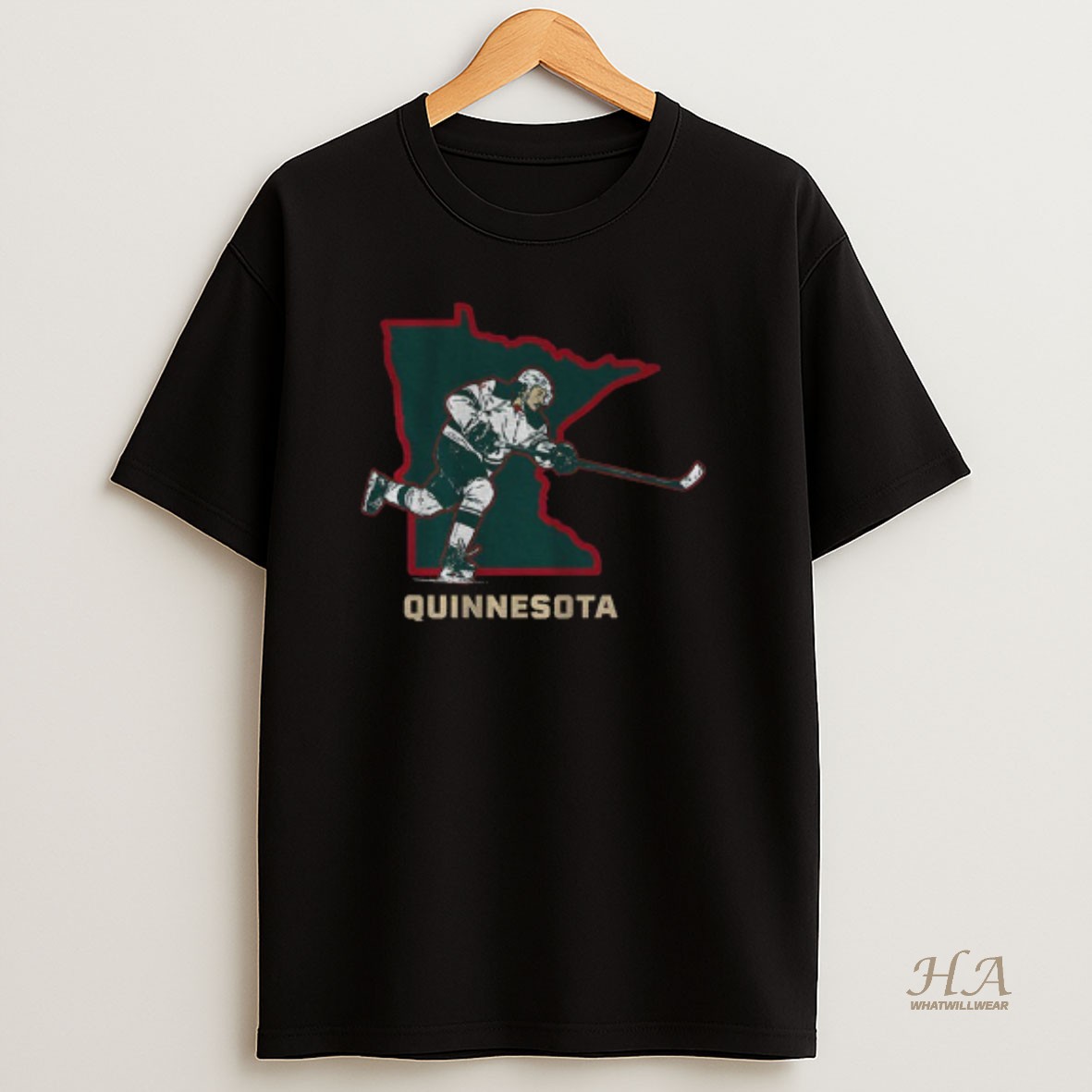Official Quinn Hughes Quinnesota Welcome To Minnesota Nhl T Shirt