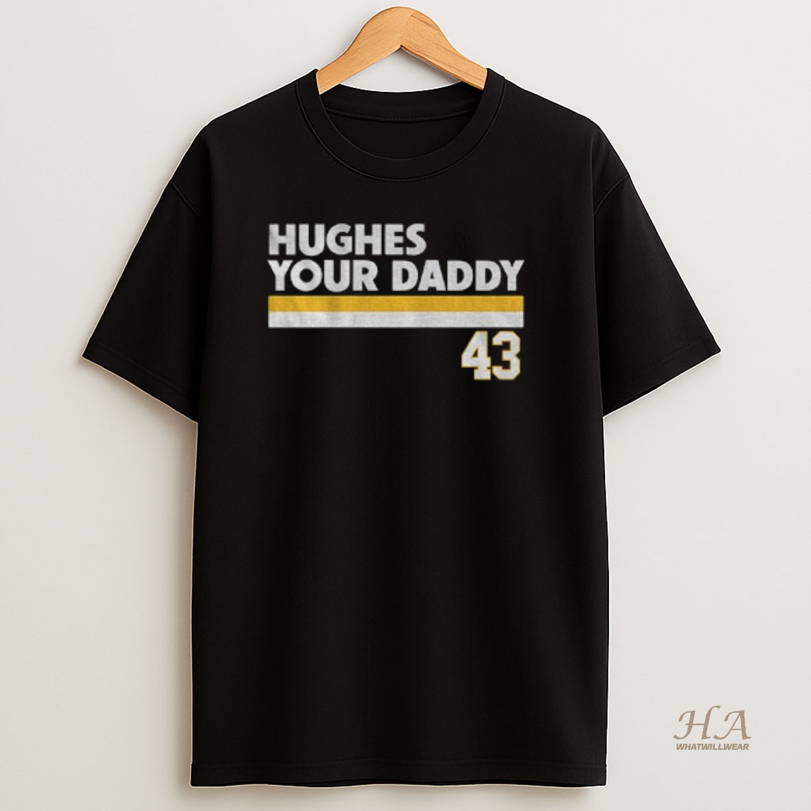 Official Quinn Hughes Your Daddy 43 Minnesota Wild T Shirt