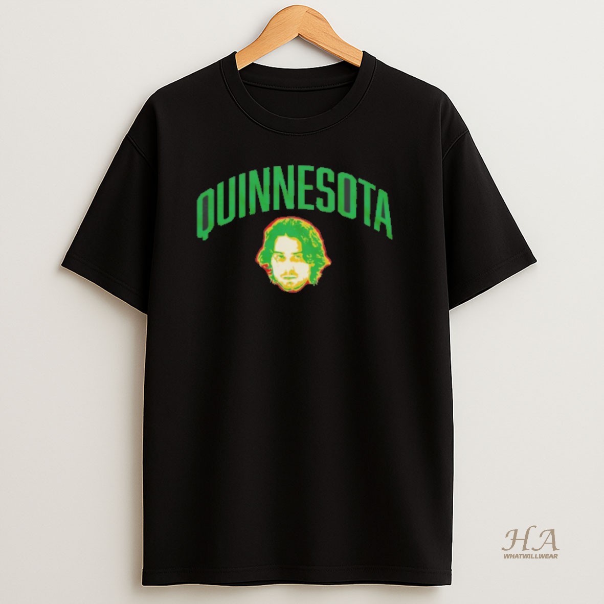 Official Quinnesota Nhl Minnesota Wild Quinn Hughes Head T Shirt