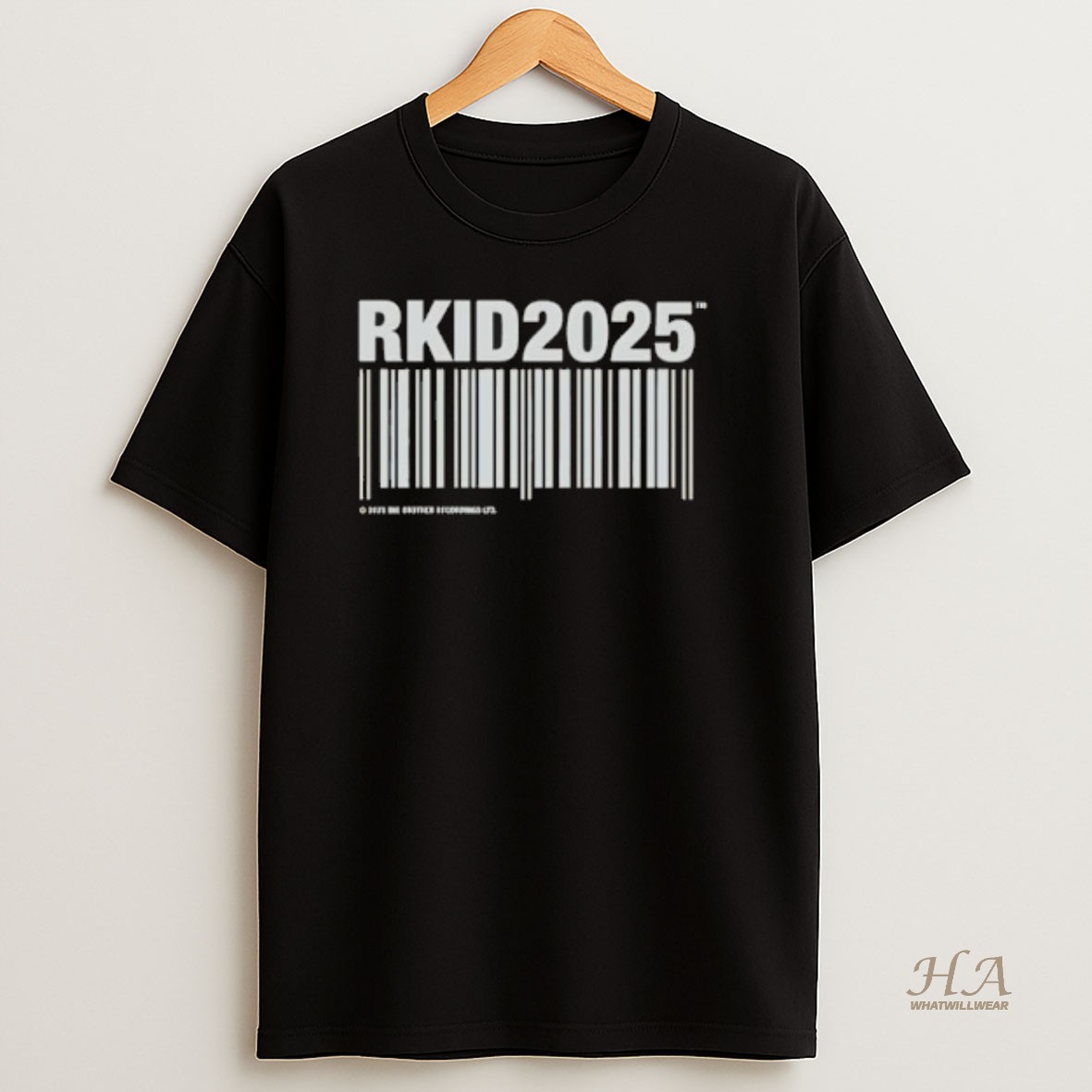 Official Rkid2025 Barcode Graphic T Shirt