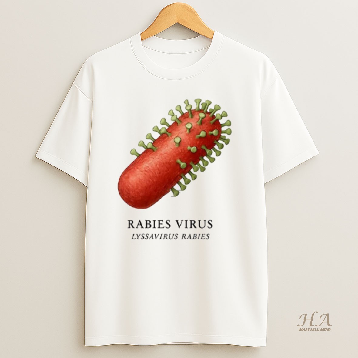 Official Rabies Virus Lyssavirus Rabies T Shirt