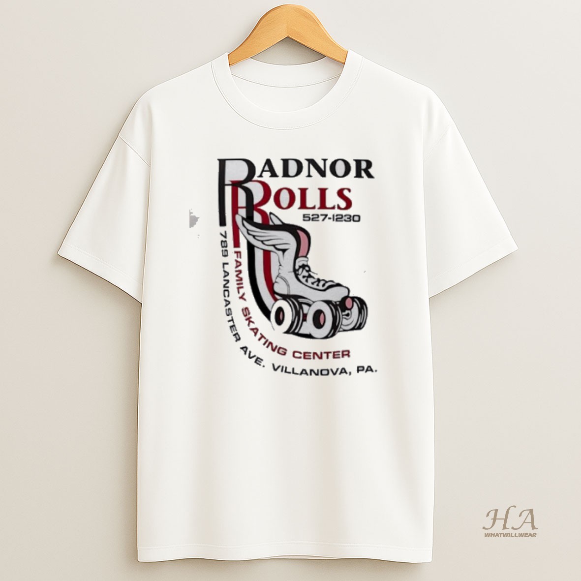 Official Radnor Rolls Family Skating Center T Shirt