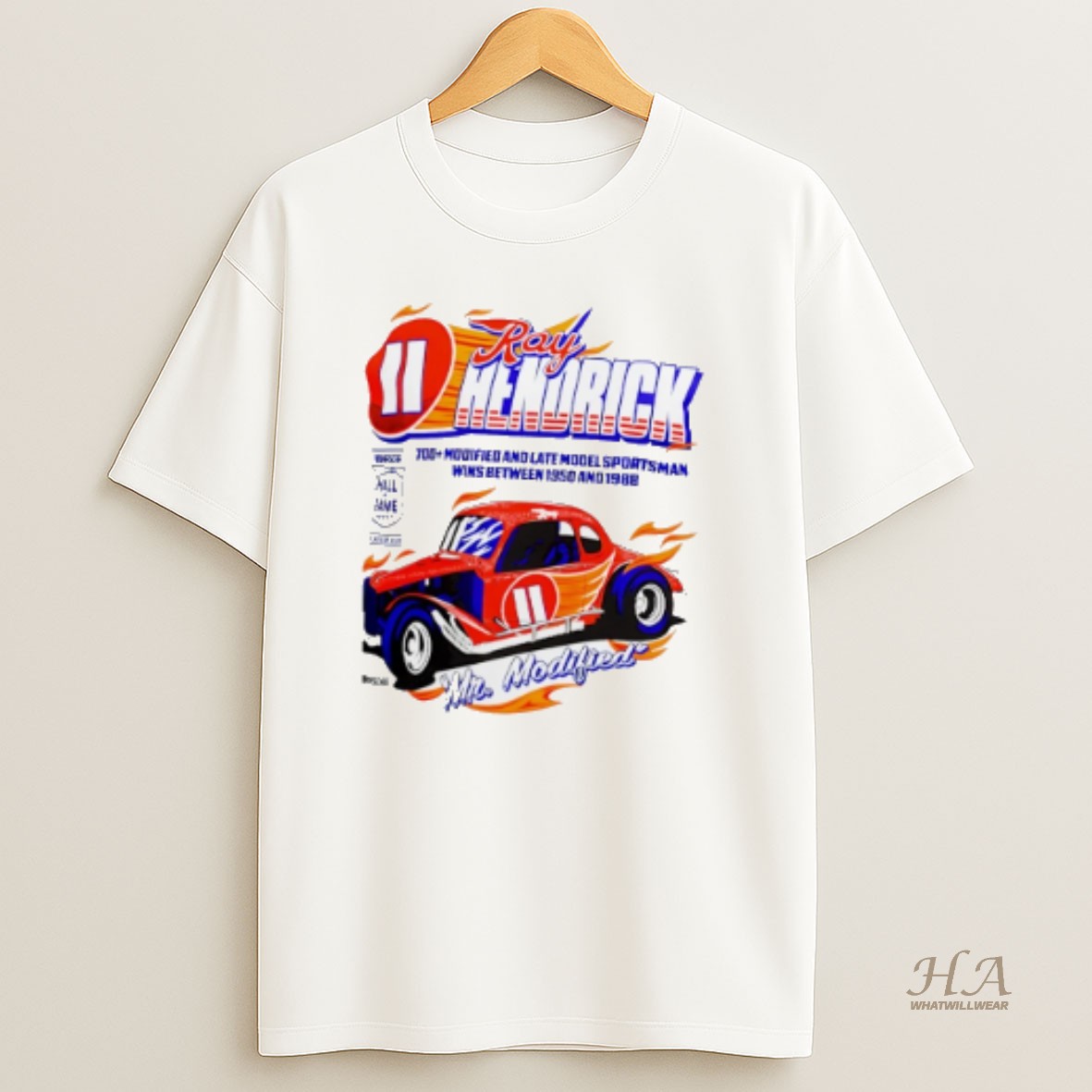 Official Ray Hendrick Hall Of Fame Inductee Graphic Shirt
