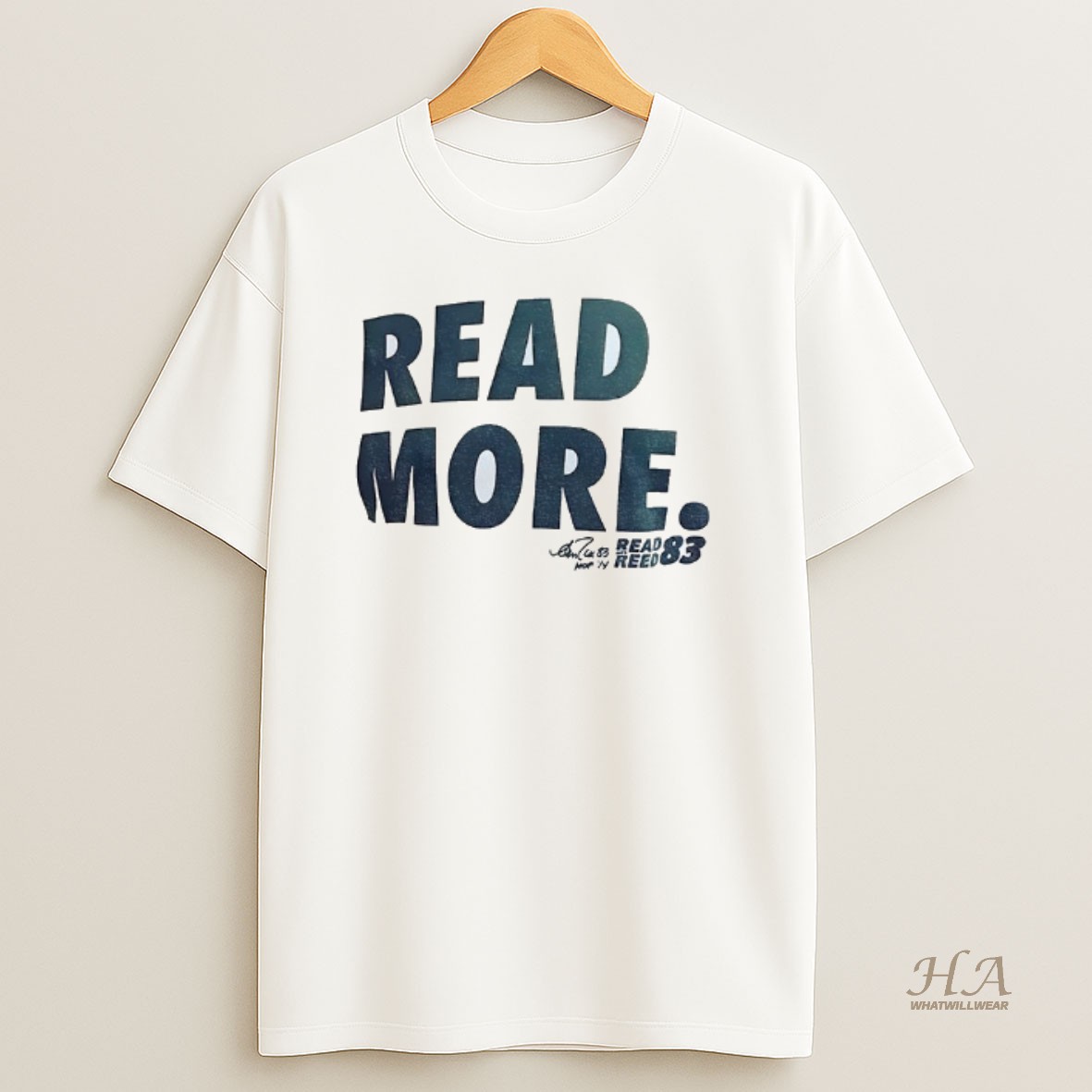 Official Read More Read With Reed 83 Signature T Shirt