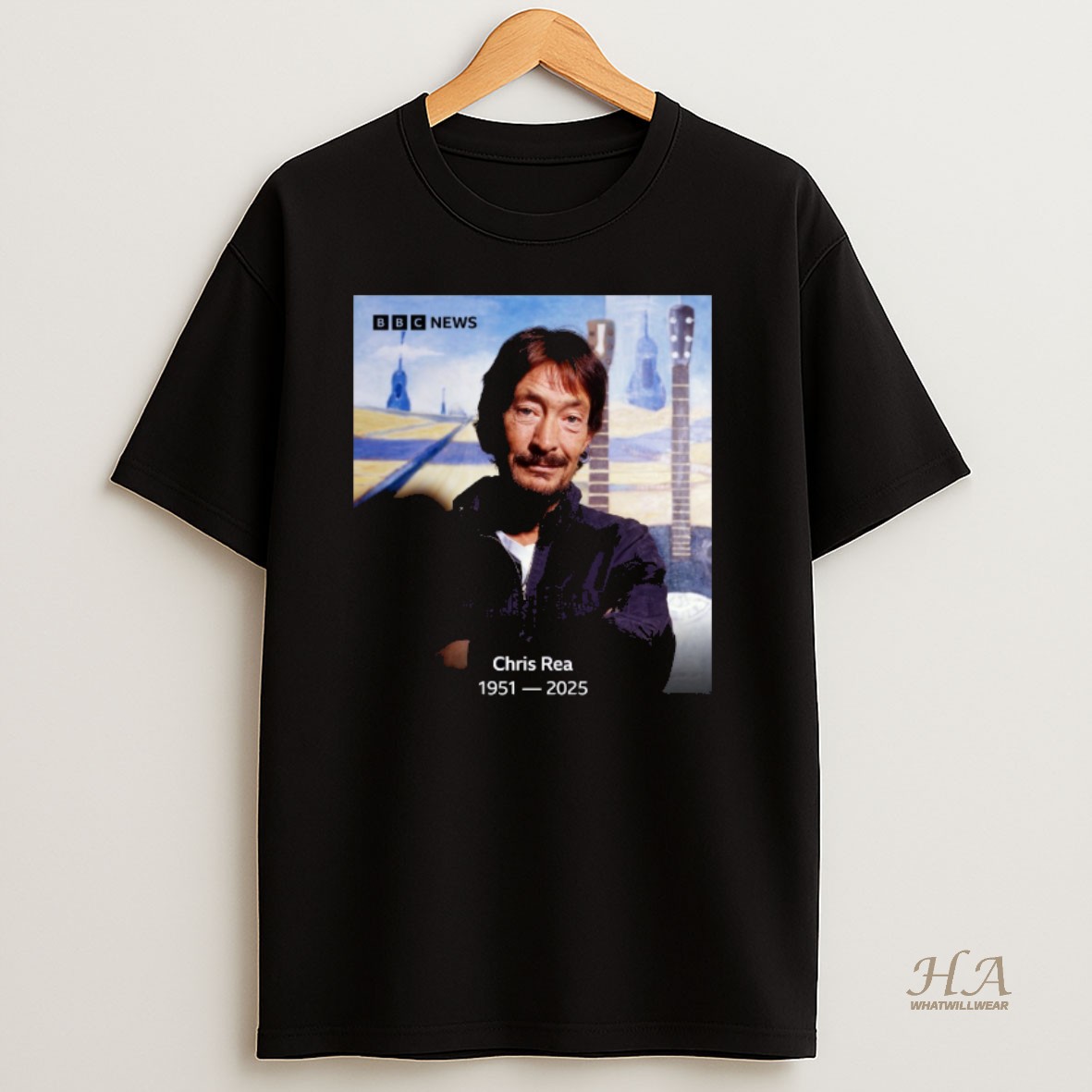 Official Rest In Peace Singer Chris Rea Has Died Aged 74 1951 2025 T Shirt