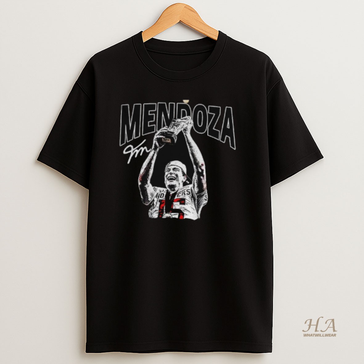 Official Retro Fernando Mendoza 2025 Heisman Winner Signature T Shirt