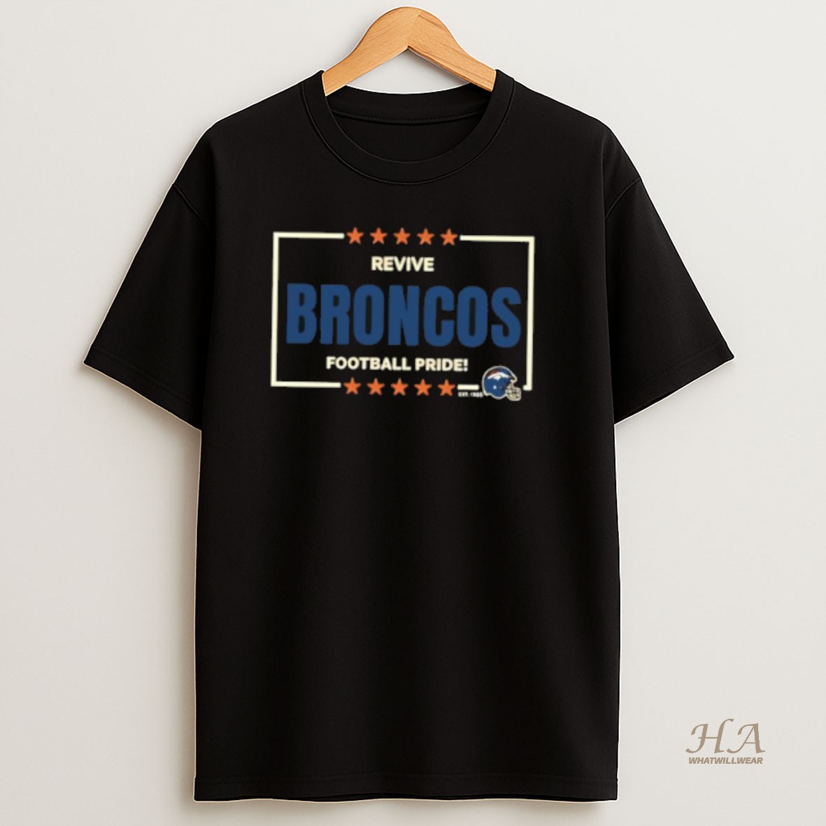 Official Revive Broncos Football Pride T Shirt