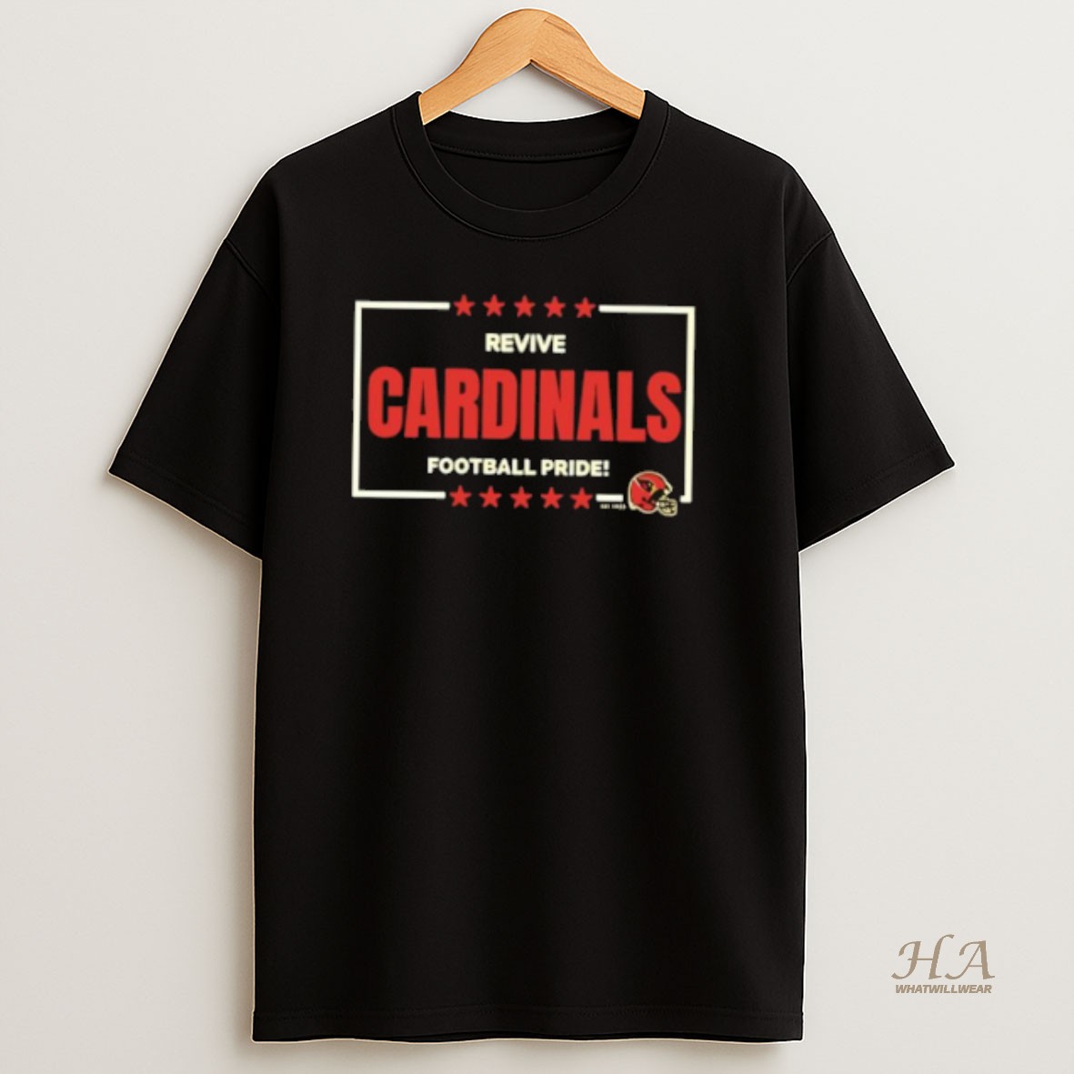 Official Revive Cardinals Football Pride T Shirt