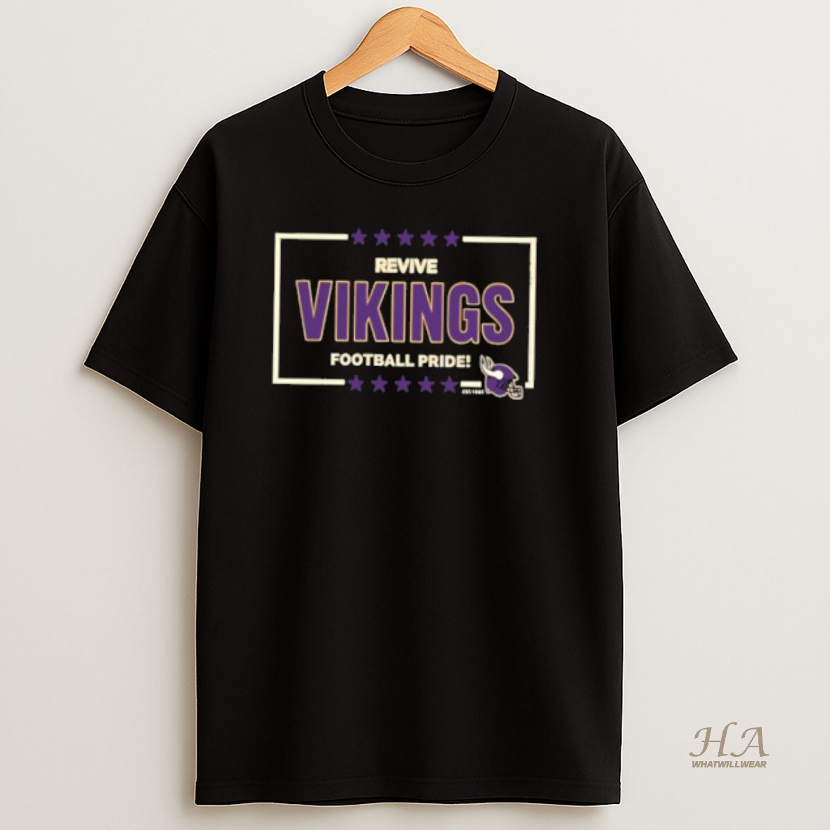 Official Revive Vikings Football Pride T Shirt