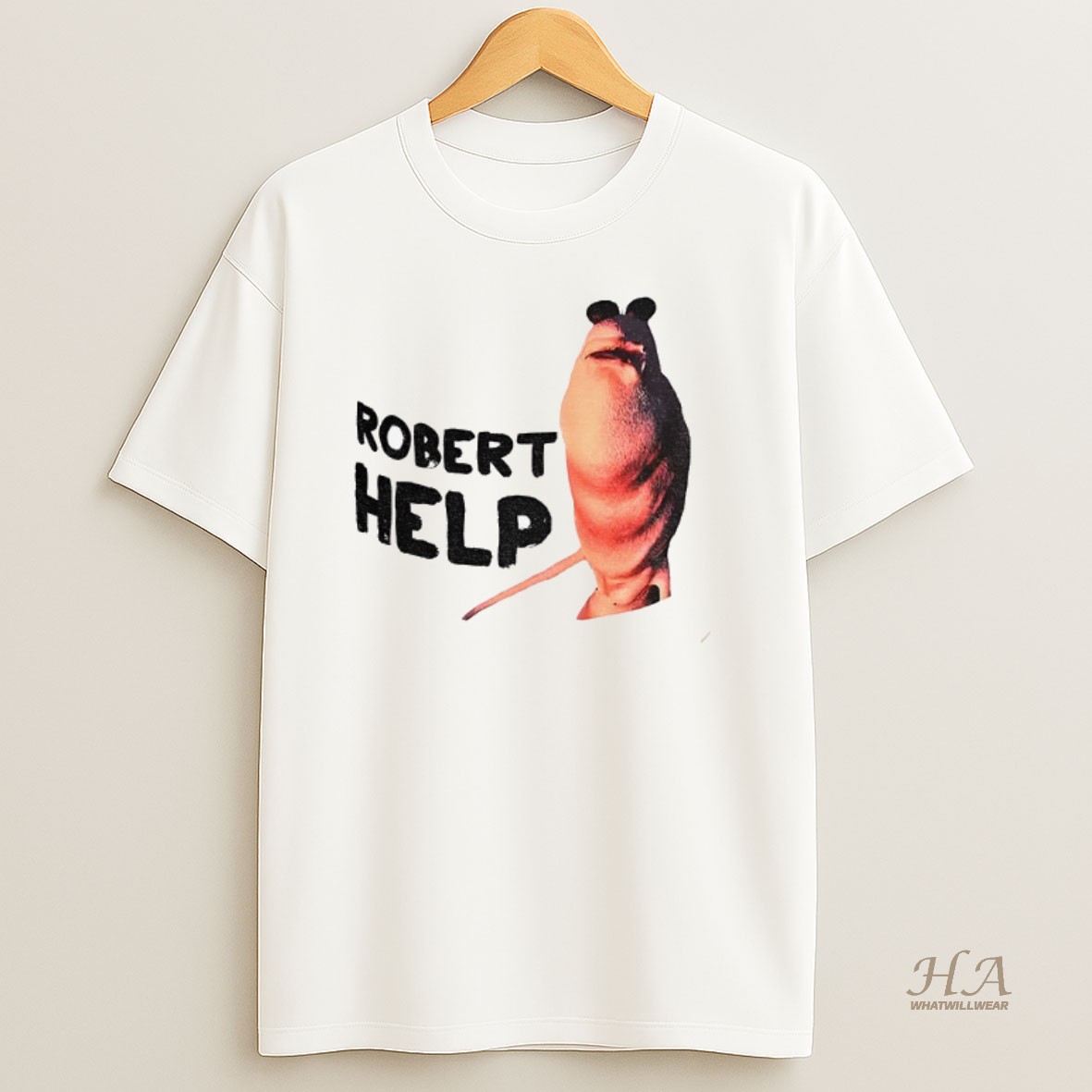 Official Robert Help Marcus The Worm Internet Aesthetic Weirdcore Shirt