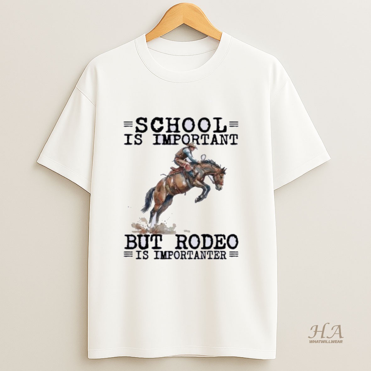 Official Rodeo School Is Important T Shirt