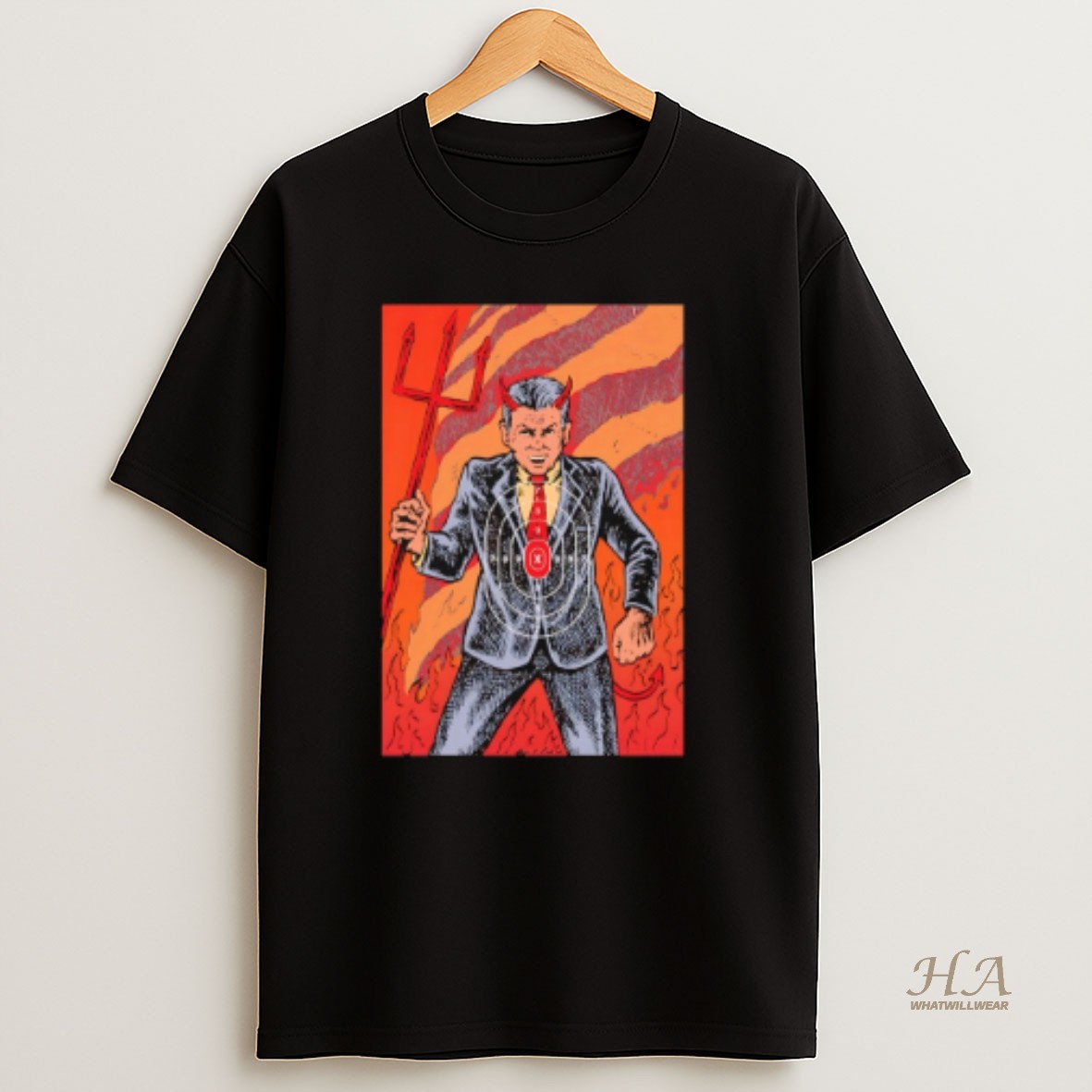 Official Ronald Reagan Is The Devil T Shirt
